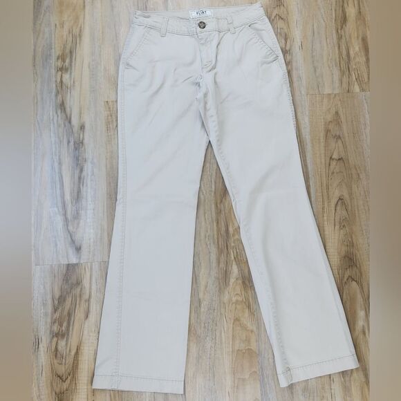 🐞Old Navy Khaki Flirt Pants Size 4/27 - Picture 2 of 11
